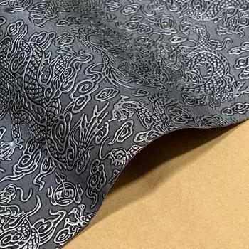 Самоклеящаяся заплатка для ремонта кожи Loong Luxury Dragon Pattern Bump Textured Adhesive Tape Sticker Sofa Car Interior PVC Leather 20x30cm бронзовый