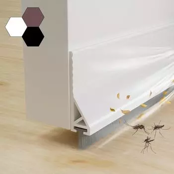 Самоклеящаяся звукоизоляционная уплотнительная лента для двери - Ветрозащита, защита от сквозняков для комнатных и стеклянных дверей