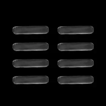 Самоклеящиеся буферные накладки Наклейки для предотвращения столкновений Силиконовые ограничители дверей Бамперы для шкафов Защитные накладки на стены Мебельные противоударные накладки 3.5*1*0.2cm прозрачный