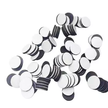 Самоклеящиеся дисковые магниты 12 мм х 2 мм, круглые резиновые магнитные точки для рукоделия