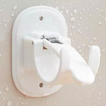 Самоклеящиеся кронштейны для карниза для штор, вешалка для карниза без сверления, регулируемые крючки для карнизов без гвоздей для ванной комнаты и кухни белый