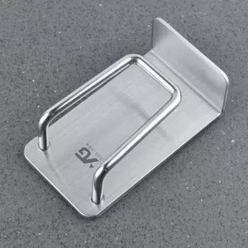 Самоклеящиеся крючки из нержавеющей стали для умывальников в ванной