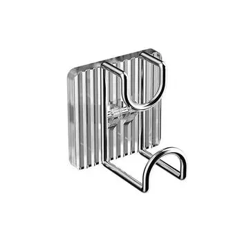 Самоклеящиеся крючки Настенные держатели для хранения умывальников Держатель для хранения раковин в ванной комнате Экономия места Нержавеющие крючки чистый