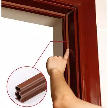 Самоклеящиеся ленты для оконной герметизации Инструмент для изоляции дверей Уплотнительные ленты для оконных зазоров 6 m-3