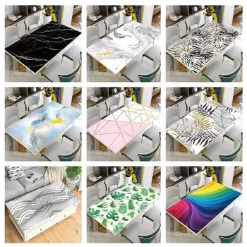 Самоклеящиеся мраморные наклейки для рабочего стола, столешница компьютера, обеденный стол, обои для ремонта, наклейки на журнальный столик для дома 60x90cm(one-piece)