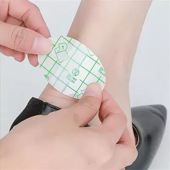 Самоклеящиеся наклейки на пятку Водонепроницаемые ультратонкие средства по уходу за ногами Защита от мозолей Подушечки для пяток Пластыри для ног Вставки для обуви 50pcs