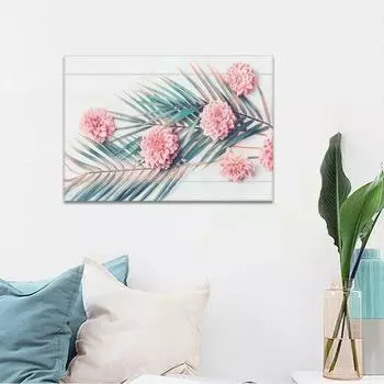 Самоклеящиеся наклейки на стену, цветочные принты, абстрактные красочные цветы, живопись, настенное искусство, плакаты с растениями и принты, украшение для дома без рамки 30cm x 20cm