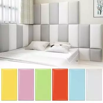 Самоклеящиеся наклейки на стену, препятствующие столкновению, водонепроницаемые настенные наклейки, утолщенная мебель для татами, телевизор в комнате небесно-голубой