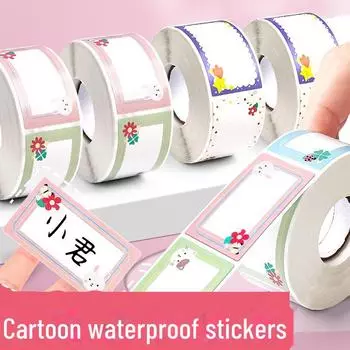 Самоклеящиеся наклейки с именами для детей детского сада и первого класса - классификация книг и подписные этикетки Girls size, 1 roll contains 300 stickers