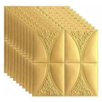 Самоклеящиеся обои 3D трехмерные водонепроницаемые мягкие фоновые обои для спальни в общежитии настенная наклейка 1pcs-70cmX70cm серебряный