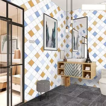 Самоклеящиеся обои Маслостойкая наклейка на кухонную плиту Водонепроницаемая, устойчивая к высоким температурам кухонная отделка Контактная бумага Наклейки на стену 60cm x 1m