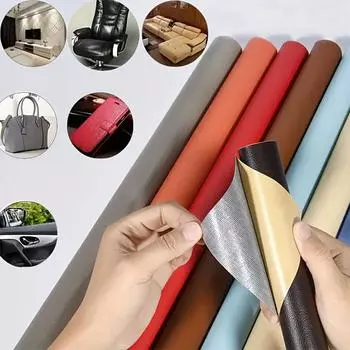 Самоклеящиеся пластыри для ремонта из искусственной кожи, фиксирующая наклейка для дивана, автокресла, стола, стула, сумки, обуви, кровати, дома 50CM x 138CM белый