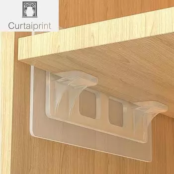 Самоклеящиеся полки, держатели для перегородок, поддержка полок без ударов, колышки для шкафа, кронштейны для шкафа, зажимы для поддержки настенной вешалки, наклейка 2pcs