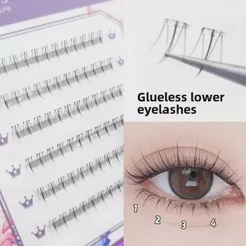 Самоклеящиеся сегментарные нижние ресницы без клея – Lazy Trilogy Jelly Strip