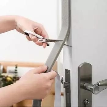 Самоклеящиеся уплотнительные ленты, ленты для окон дверей, герметизирующие ленты, звукоизоляционные ветрозащитные пылезащитные уплотнительные ленты белый