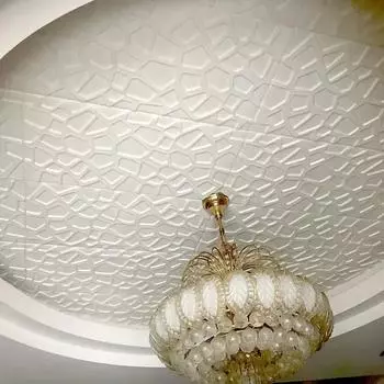 Самоклеящиеся Водные Кубы Сетка Мягкая Упаковка Креативные Обои Спальня 3D Наклейки На Стены Гостиная ТВ Фон Стена Для Дома 4Pcs35X35cm белый