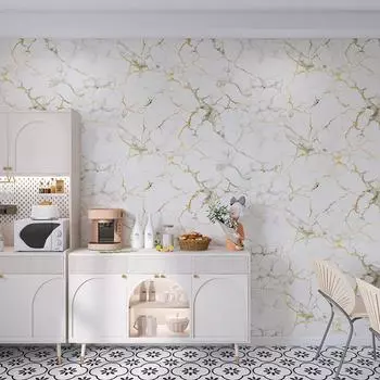 Самоклеящиеся водонепроницаемые антиплесневые антипятневые настенные наклейки современные 40 см DIY мраморные обои для спальни, ванной, кухни, живопись 40cmX1m