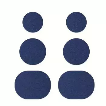 Самоклеящиеся заплатки для обуви для ремонта повреждений на боковинах обуви, ремонта дыр в подкладке и заплатки для пяток спортивной обуви синий