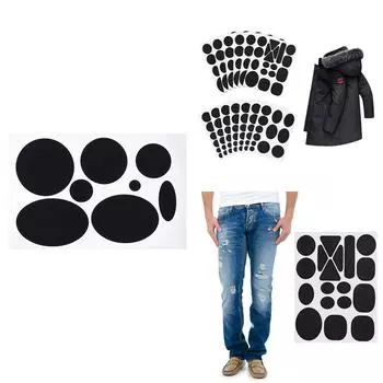 Самоклеящиеся заплатки для ремонта Водонепроницаемые нейлоновые заплатки Моющиеся заплатки Ткань для шитья одежды для пуховиков и спальных мешков 3