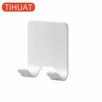 Самоклеящийся алюминиевый держатель для бритвы белый