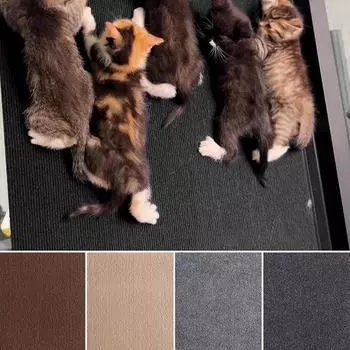 Самоклеящийся когтеточка для кошек, сильная липкость, простая в установке, защита мебели, многоразовая когтеточка, товары для домашних животных 30cm коричневый