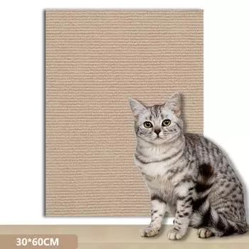 Самоклеящийся ковер, кошачья доска для царапин, настенная антикошачья царапина, диван, сделай сам, кошачья доска для царапин, защита дивана, лапы, заточка, с возможностью обрезки 60CM