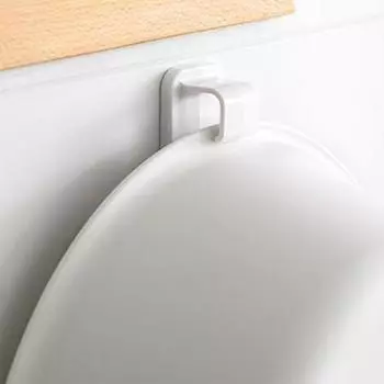 Самоклеящийся крючок для ванной комнаты, многофункциональная креативная полка для хранения на кухне, крючок для умывальника, бесшовная вешалка для дома, гостиной белый