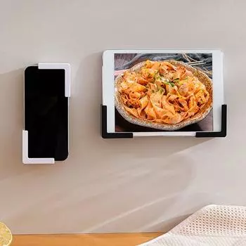 Самоклеящийся настенный держатель для мобильного телефона, подставка для планшетного компьютера, многофункциональная зарядная стойка, прочный кронштейн