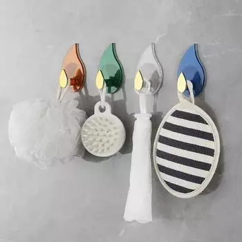 Самоклеящийся настенный крючок для двери ванной комнаты, настенный крючок, вешалка, немаркирующие подвесные крючки, клейкий настенный крючок для ванной комнаты, крючки для полотенец