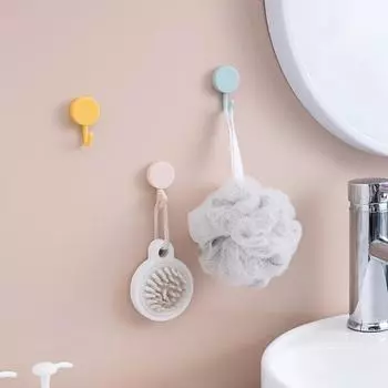 Самоклеящийся настенный крючок, прочный без сверления, сумка для пальто, дверь в ванную комнату, кухонные крючки для вешалок для полотенец, аксессуары для домашнего хранения