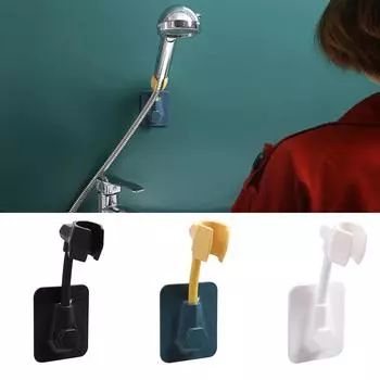 Самоклеющееся настенное крепление Регулируемая подвесная подставка для душа Кронштейн для насадки для душа Держатель для насадки для душа