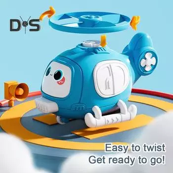 Самолет для мальчика, интерактивная игра для родителей и детей, для дома и улицы, самолет, бамбук, стрекоза, мультяшный вертолет, игрушка для детей красный