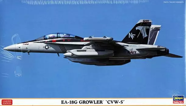 Самолет серии Hasegawa Growler 02143 1/72 EA-18G CVW-5