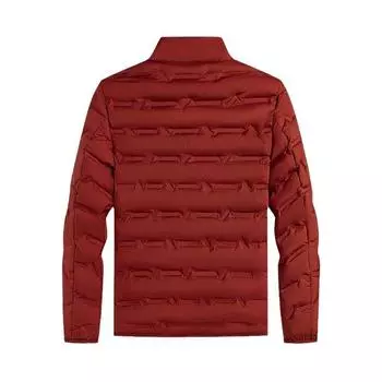 Самонагревающаяся куртка-пуховик для мужчин, ветрозащитная плиссированная куртка-пуховик с воротником-стойкой, классическая теплая зимняя куртка XL синий