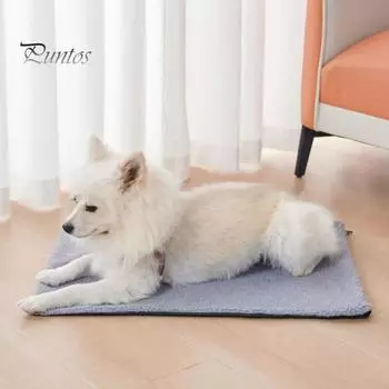 Самонагревающаяся лежанка для кошек, самонагревающийся коврик для кошек, неэлектрическое тепловое одеяло для домашних животных, подстилка для диких и домашних кошек и собак S белый