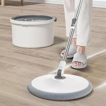 Самоочищающаяся швабра Spin n Mop и ведро с отжимом, регулируемая швабра для разделения грязной и чистой воды, мытье полов, швабры из микрофибры