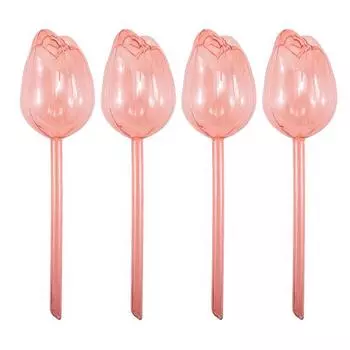 Самополивающиеся шары Тюльпан Поливочные колбы Вставка для посадки Автоматические шары для полива растений для комнатных и уличных растений 4pcs