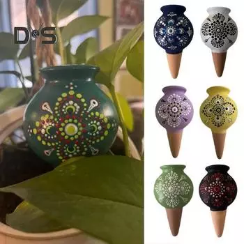 Самополивающийся штырь для полива терракотовый вставной поливной капельный полив для растений с медленным высвобождением садовый автоматический поливной штырь для горшечных растений темно-синий