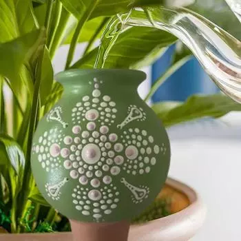 Самополивающийся штырь для полива терракотовый вставной поливной капельный полив для растений с медленным высвобождением садовый автоматический поливной штырь для горшечных растений темно-синий