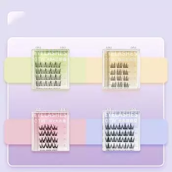 Самостоятельные накладные ресницы Manga Lashes, естественная имитация одного кластера, накладные ресницы для начинающих A box style 2