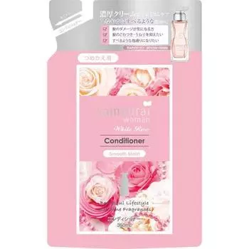 Samourai Woman White Rose Кондиционер для гладкости и увлажнения, сменный блок (350мл)