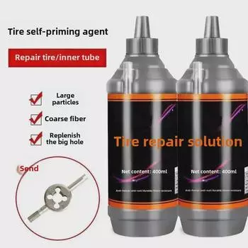 Самовосстанавливающаяся жидкость для шин автомобилей, мотоциклов и велосипедов 1 bottle