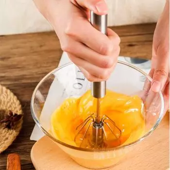Самовращающийся венчик для взбивания яиц Полезные вещи для дома Ручной миксер Кухня Новинка Кухонные принадлежности Удобные наборы гаджетов Инструменты Бар