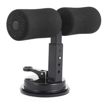 Самовсасывающая перекладина для приседаний. Перекладина для отжиманий. Тренажер для брюшного пресса. Тренировка мышц и растяжка тела. красный