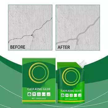 Самовыравнивающийся клей для герметизации швов; Герметик; Герметик для швов; Герметичный Водонепроницаемый Клей Герметизация трещин Водонепроницаемый Износостойкий Высокая эластичность One Size