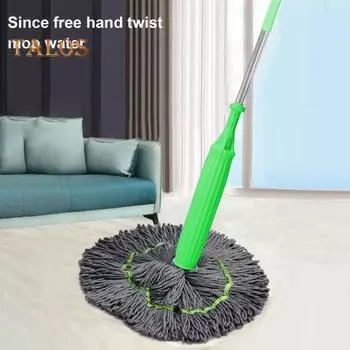 Самозакручивающаяся швабра из микрофибры с функцией отжима, вращающаяся на 360 градусов, регулируемая швабра для уборки, швабра для труднодоступных углов B