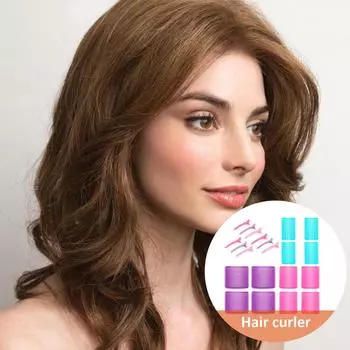 Самозажимные бигуди для волос с набором бигуди без нагрева для длинных, средних, коротких, густых, тонких волос, объем 2