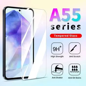 Samsung Galaxy A13 A14 A24 A34 A54 A33 A53 A52 A73 A12 A23 A32 A51 A71 A15 A25 A35 A55 A16 A26 A36 A56 A50 S20 FE Защитное стекло для экрана A50