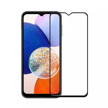 Samsung Galaxy A14 Закаленное стекло Full Screen HD Anti-Fall Protective Film, Black Edge, No White Edge, 5G Version, Mobile Phone Film HD soft film, Samsung Galaxy A14