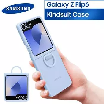 Samsung Galaxy Z Flip6 Z Flip 6 Kindsuit Phone Case Z Flip6 Силиконовый защитный чехол синий